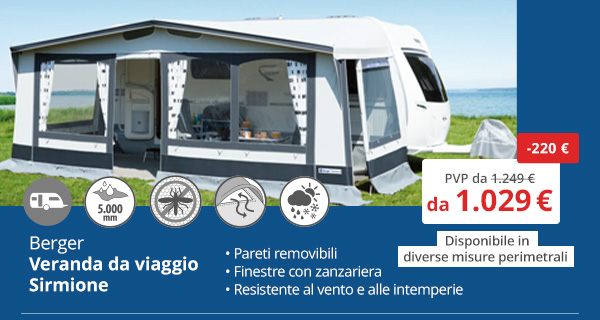 Veranda da viaggio Berger Sirmione III