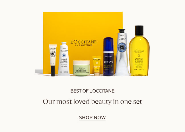 BEST OF L'OCCITANE | OUR MOST LOVED BEAUTY IN ONE SET | SHOP NOW