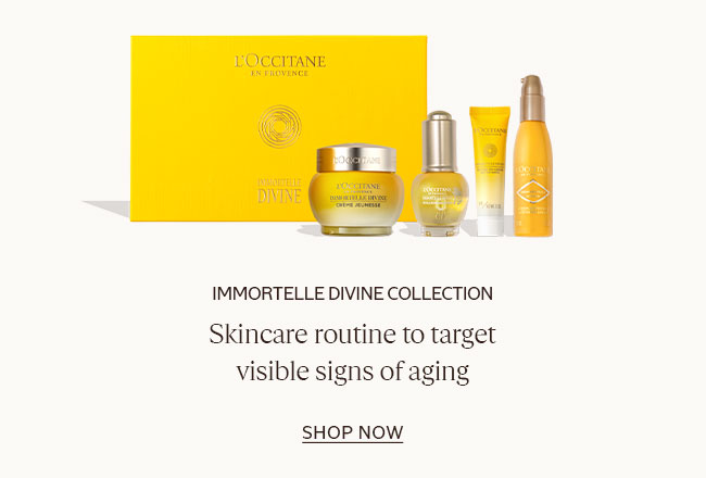IMMORTELLE DIVINE COLLECTION | SKINCARE ROUTINE TO TARGET VISIBLE SIGNS OF AGING | SHOP NOW