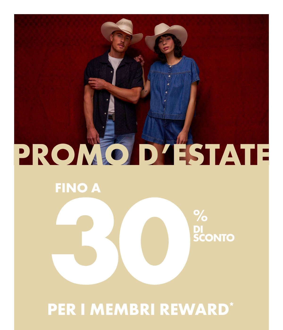 Fino a 30% di sconto per i membri Reward*