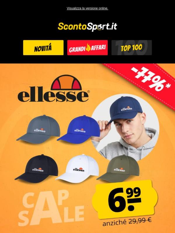 🤩  Ogni cappellino ellesse a soli 6,99 €