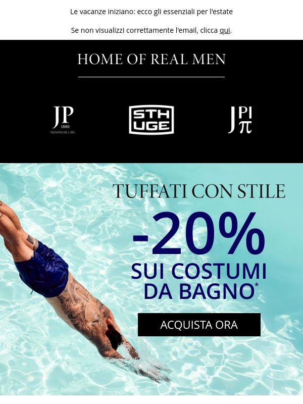 -20% sui costumi da bagno ⏰ Solo per poche ore!