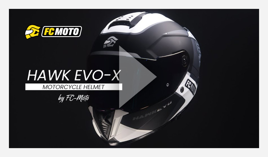 FC-Moto Hawk EVO-X Motorcycle Helmet
