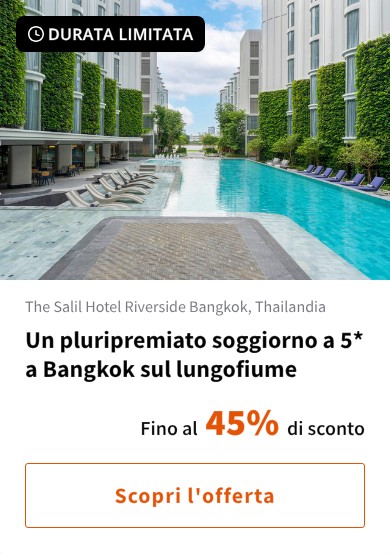 Un pluripremiato soggiorno a 5* a Bangkok sul lungofiume