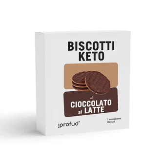 BISCOTTI KETO CIOCCOLATO AL LATTE profud