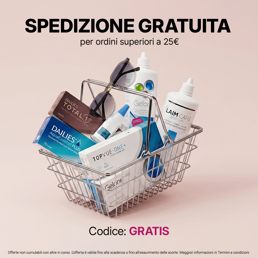 spedizione gratuita per ordini superiori a 25€ con il codice GRATIS