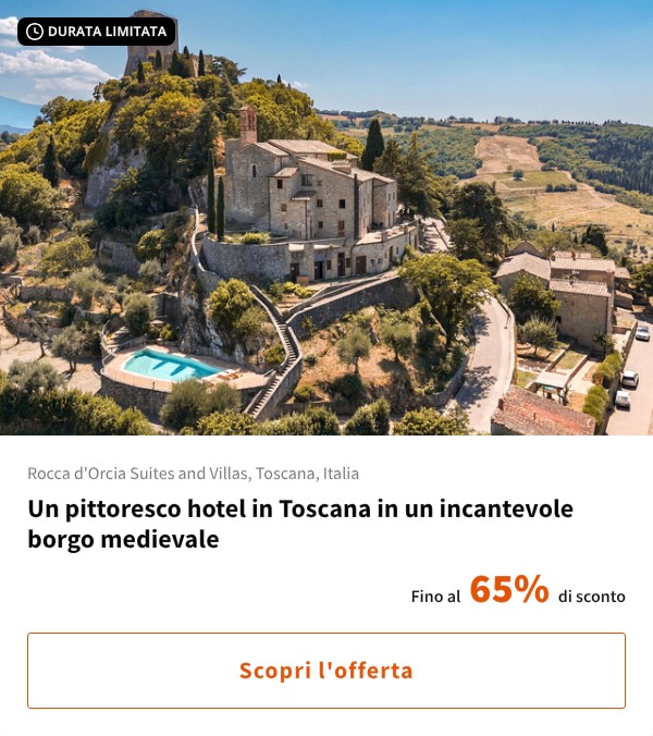 Un pittoresco hotel in Toscana in un incantevole borgo medievale