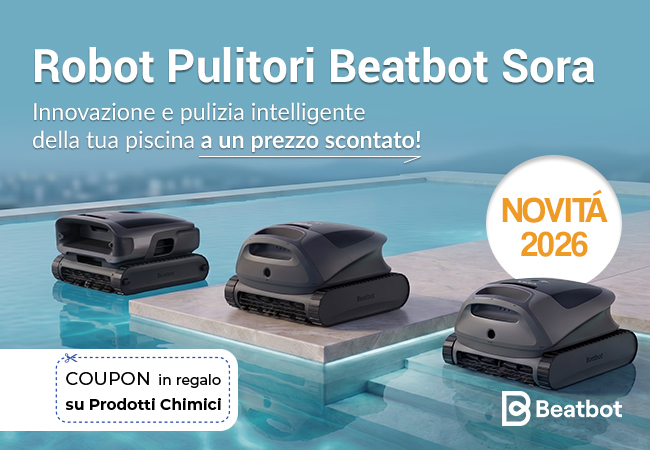 Robot pulitori Beatbot Sora. Innovazione intelligente della tua piscina a un prezzo scontato