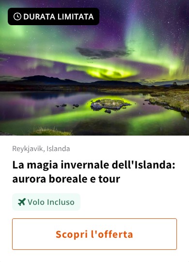 La magia invernale dell'Islanda: aurora boreale e tour