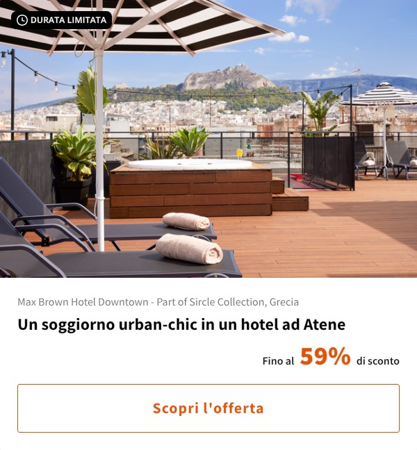 Un soggiorno urban-chic in un hotel ad Atene