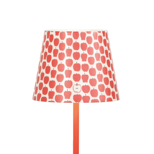 Poldina Cover Metal Table Lamp - Red Apples