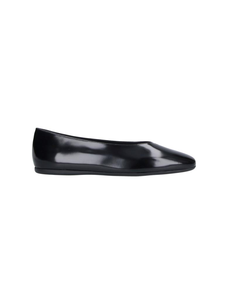 Prada - Ballerine in pelle spazzolata
