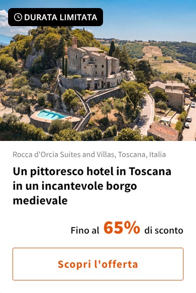 Un pittoresco hotel in Toscana in un incantevole borgo medievale