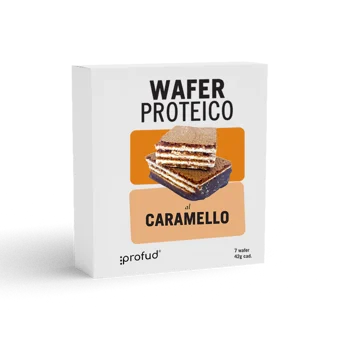 wafer proteico al caramello profud