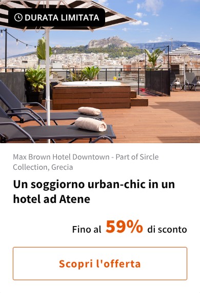 Un soggiorno urban-chic in un hotel ad Atene