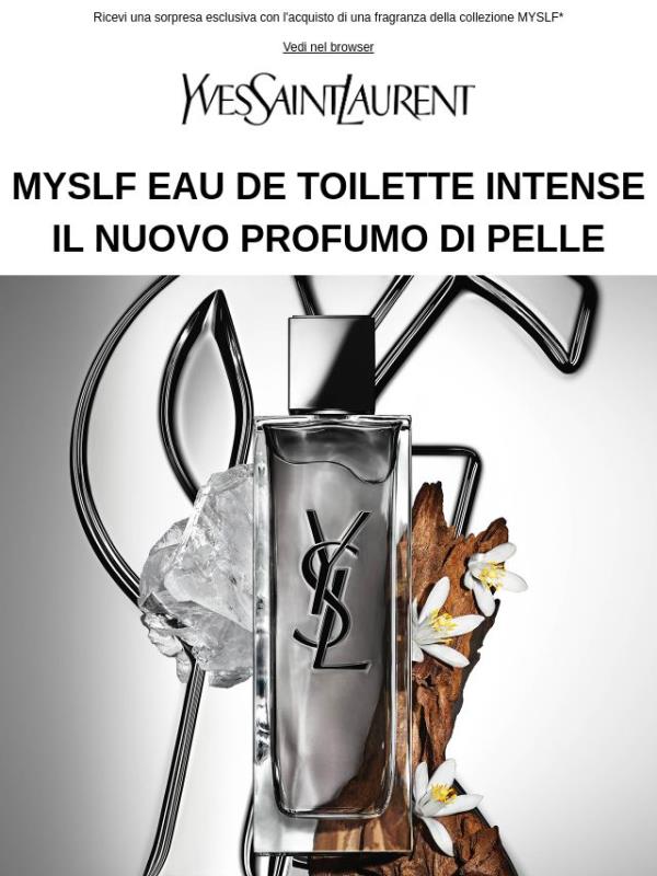 MYSLF Eau de Toilette Intense, la nuova fragranza legnosa muschiata