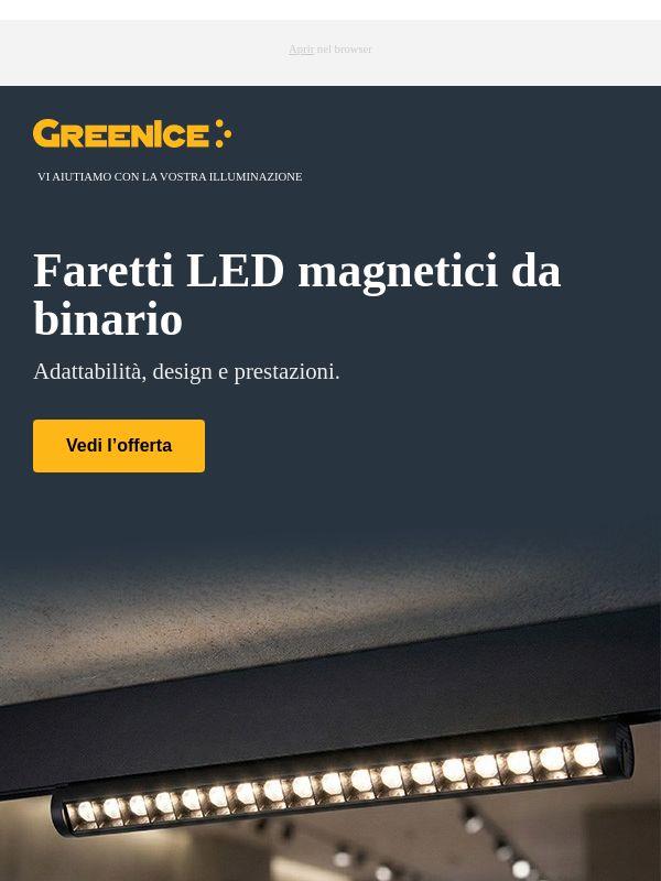 Faretti LED Magnetici da Binario: Scopri la nuova illuminazione per i tuoi spazi