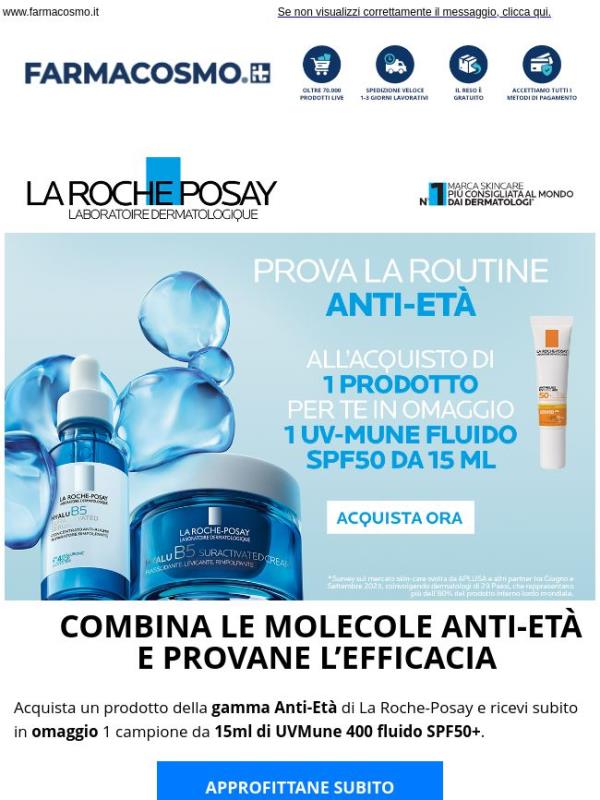 💙 🎁 La Roche-Posay: per te, in omaggio UV-MUNE Fluido SPF50 da 15 ml!