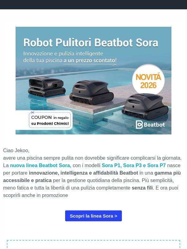 Pulizia piscina completa con i nuovi Robot Beatbot + omaggi 🎁