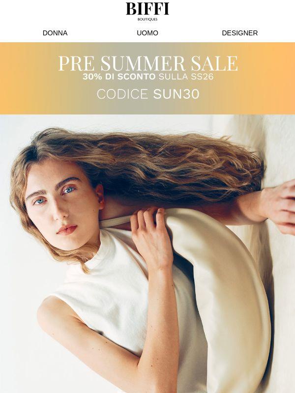PROMO ESCLUSIVA: 30% di sconto sul tuo guardaroba estivo ☀️