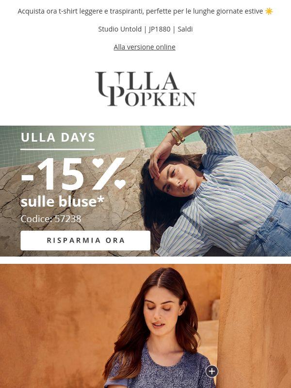 Ulla Days: -15% sulle bluse💥