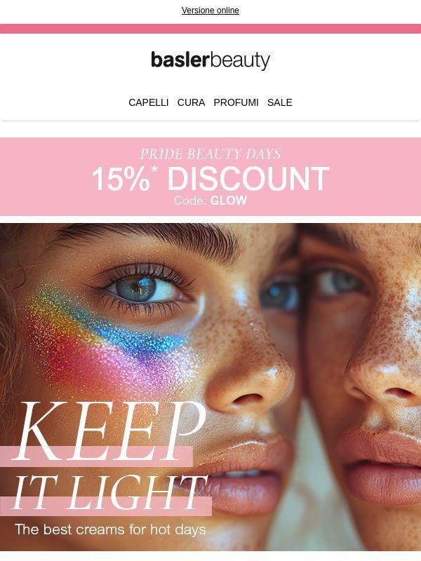 prideDAYS Ultima occasione – 15 % di sconto