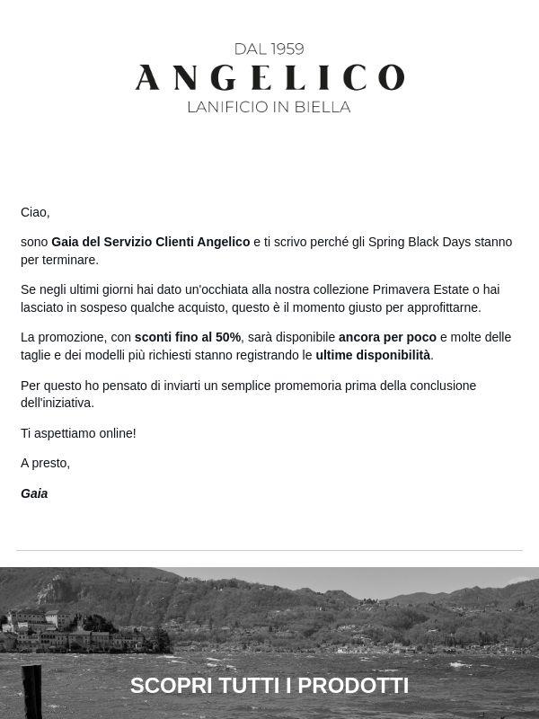 Un promemoria per te! ⏳
