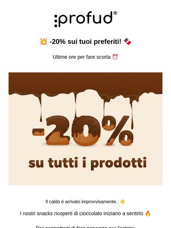 -20% 💥 Scade domani! ⏰