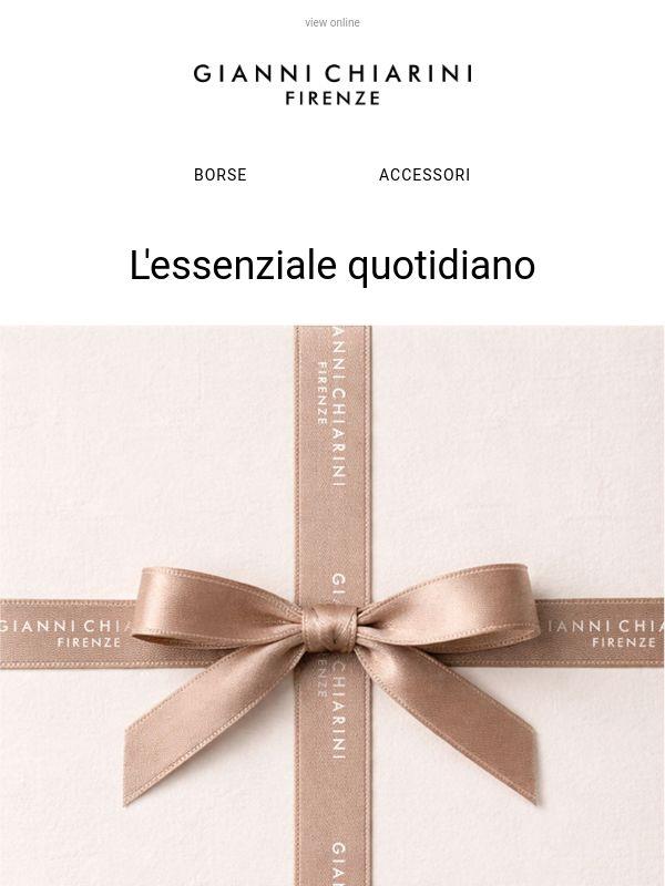 In regalo un accessorio da portare con te. Un gesto di stile per accompagnare ogni giorno