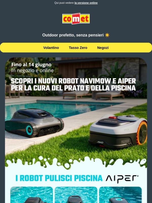 NOVITÀ | Robot per il tuo outdoor ☀️