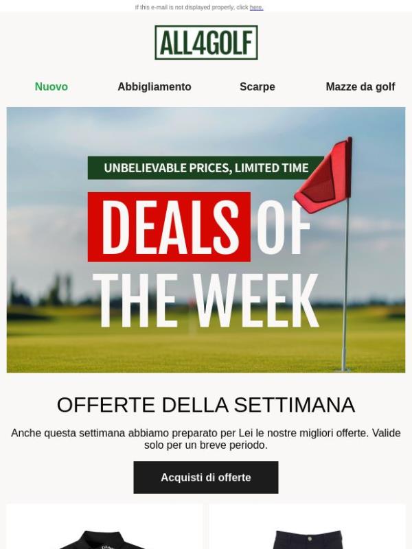 Le nuove offerte della settimana sono arrivate