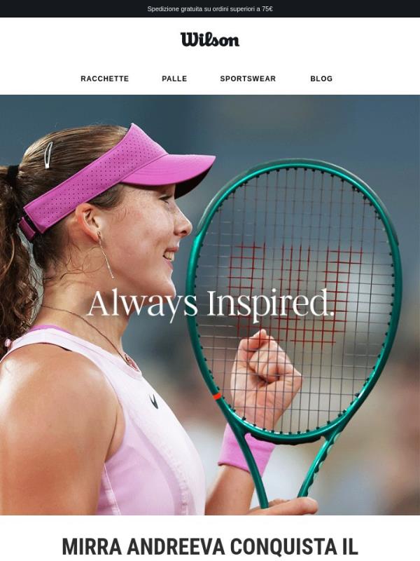 Always Wilson. Always Inspired.