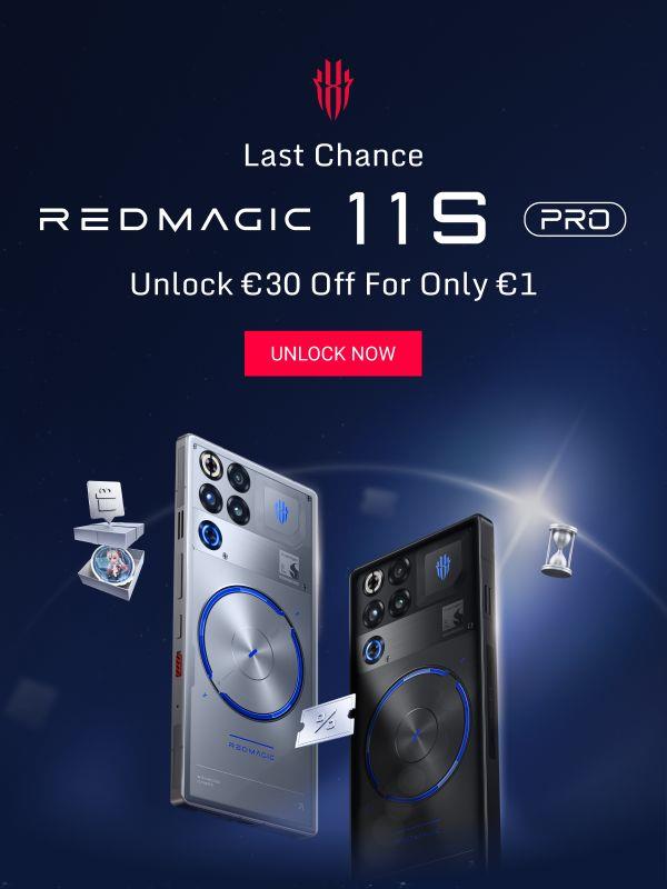 🔥 Last Call — REDMAGIC 11S Pro €30 coupon, only €1.