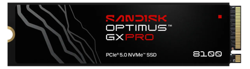 SSD SANDISK Optimus&trade; GX PRO 8100 NVMe&trade;