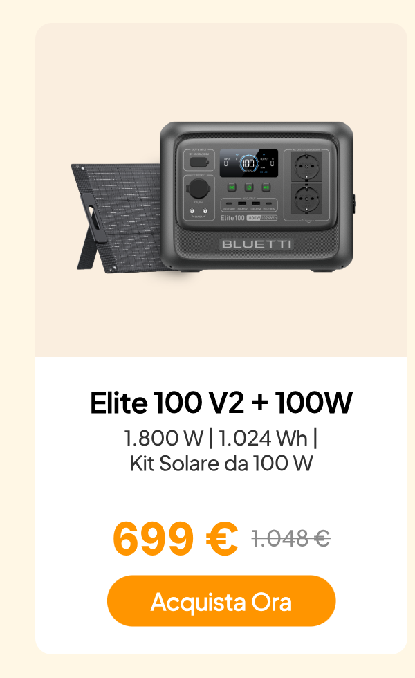 BLUETTI Elite 100 V2+100W
