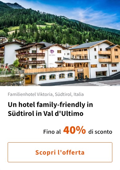 Un hotel family-friendly in Südtirol in Val d'Ultimo