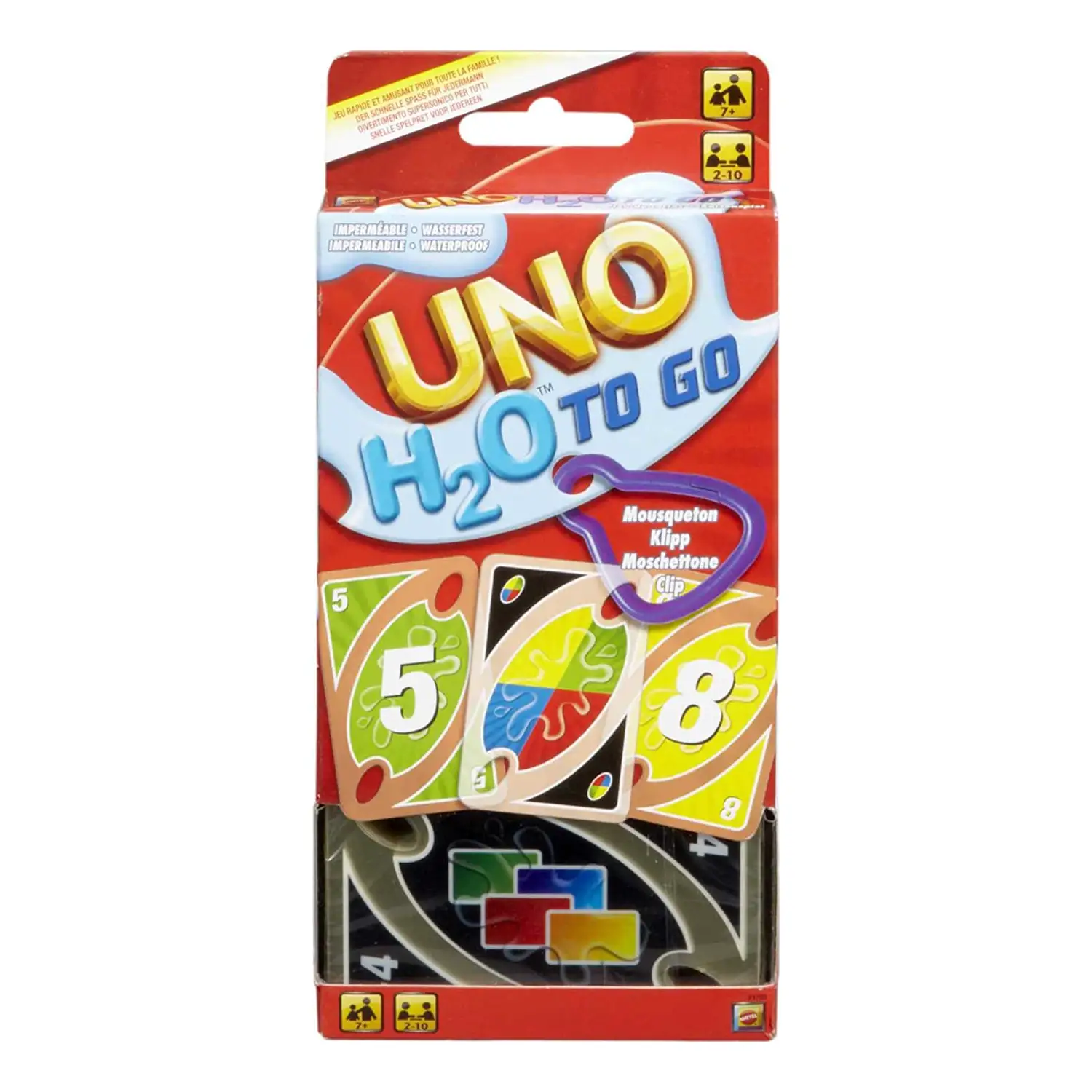 UNO H2O P1703 – Gioco di Carte Resistenti all’Acqua