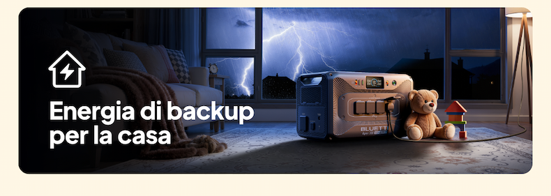 BLUETTI Energia di backup per la casa