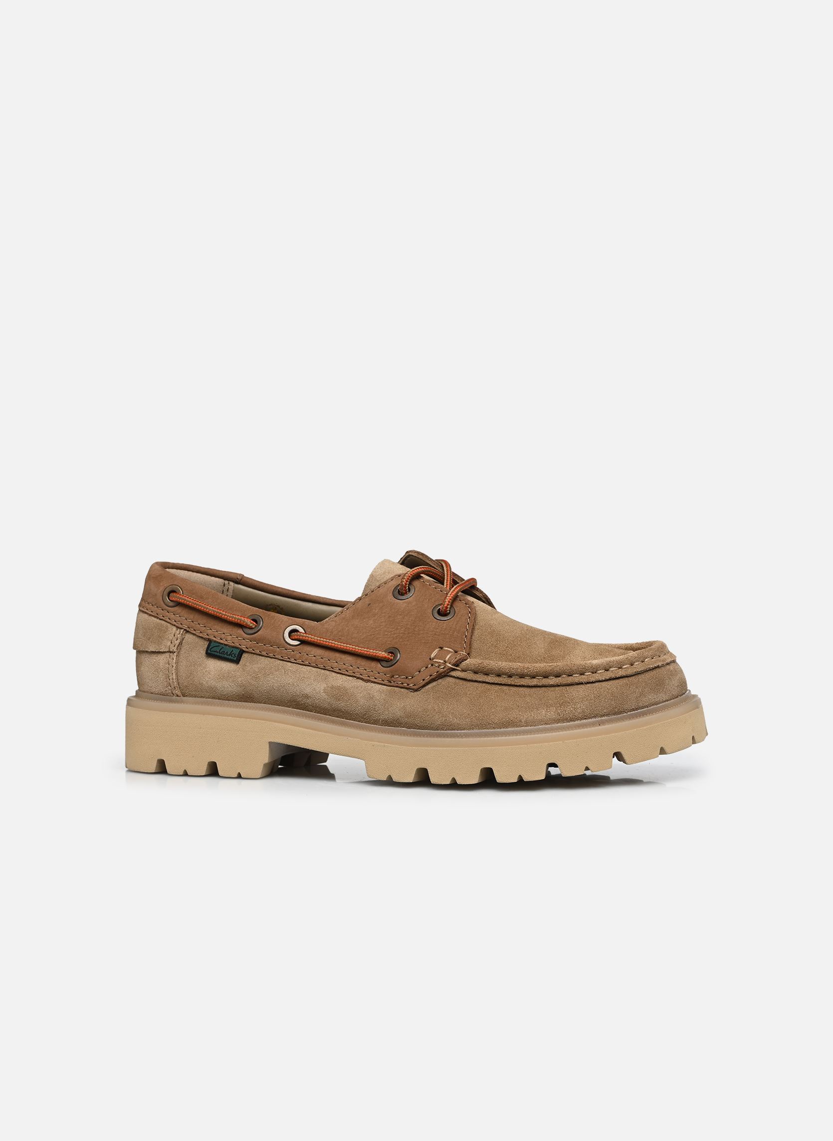 Clarks Chaussures bateaux Cleyhill Boat homme beige
