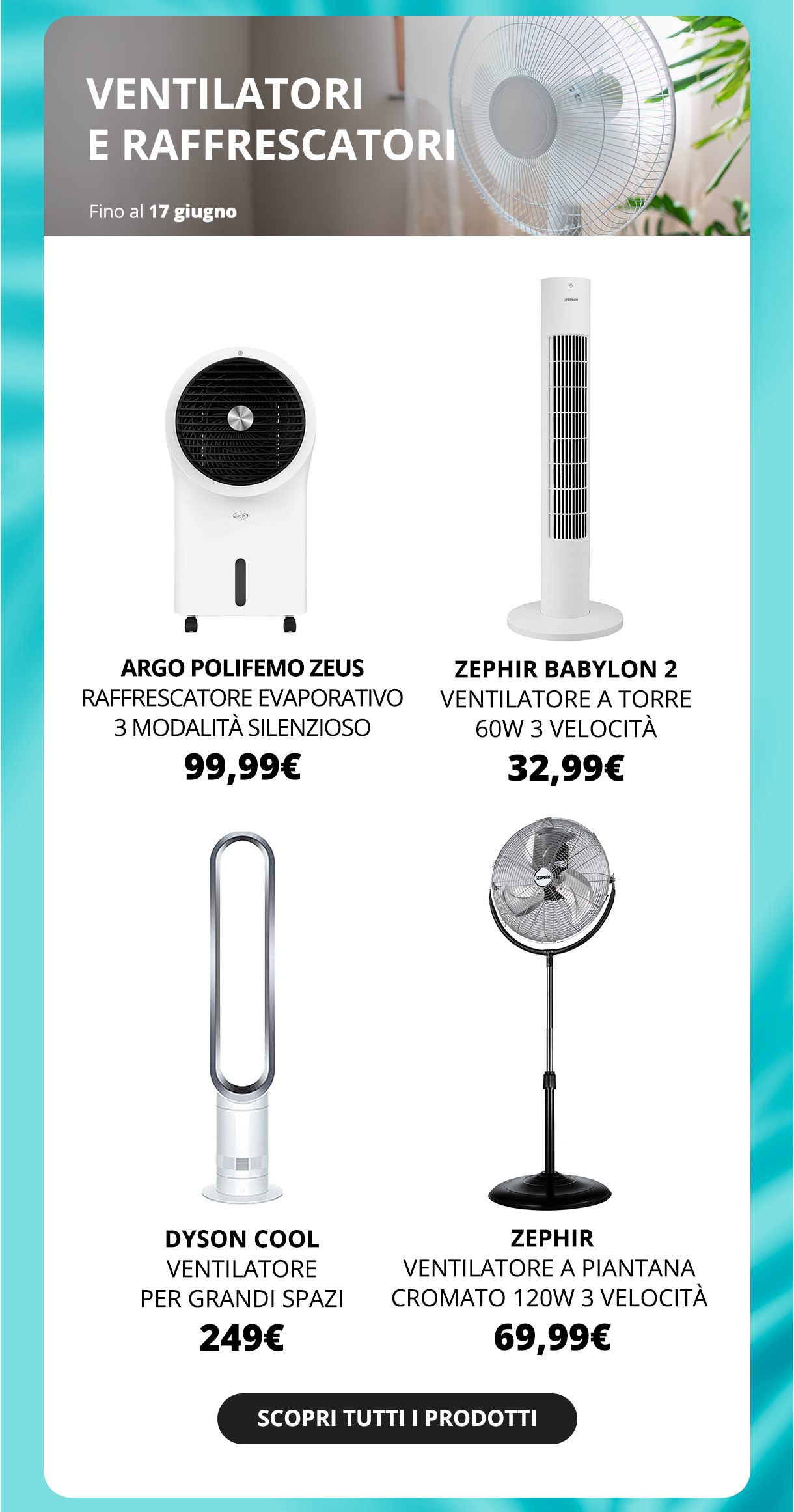 Ventilatori e Raffrescatori