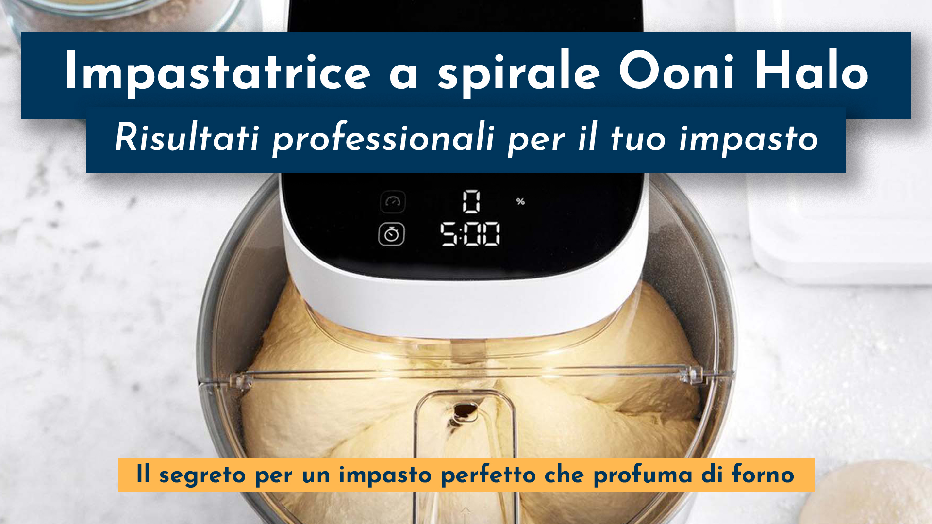 impastatrice a spirale ooni halo