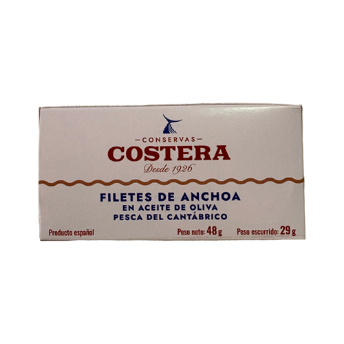 Filetti di Acciughe del Cantabrico Costera 48g