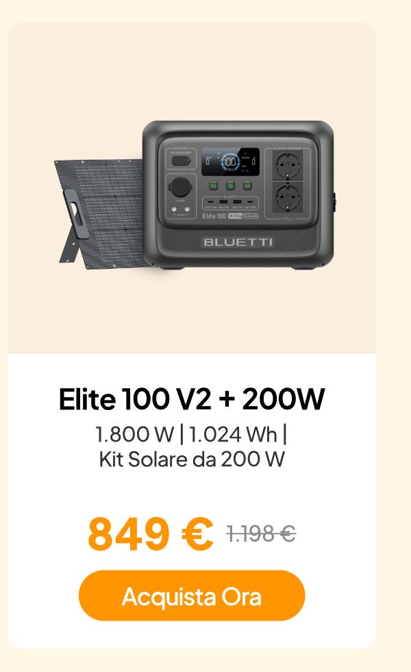 BLUETTI Elite 100 V2+200W