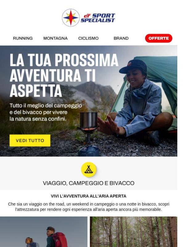 La tua prossima avventura ti aspetta ⛰️