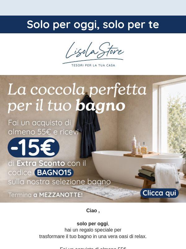 🛀 Trasforma il tuo bagno in un'oasi di relax grazie a -15€ di Extra Sconto