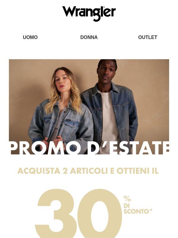 PROMO! Acquista 2 articoli e risparmia il 30%