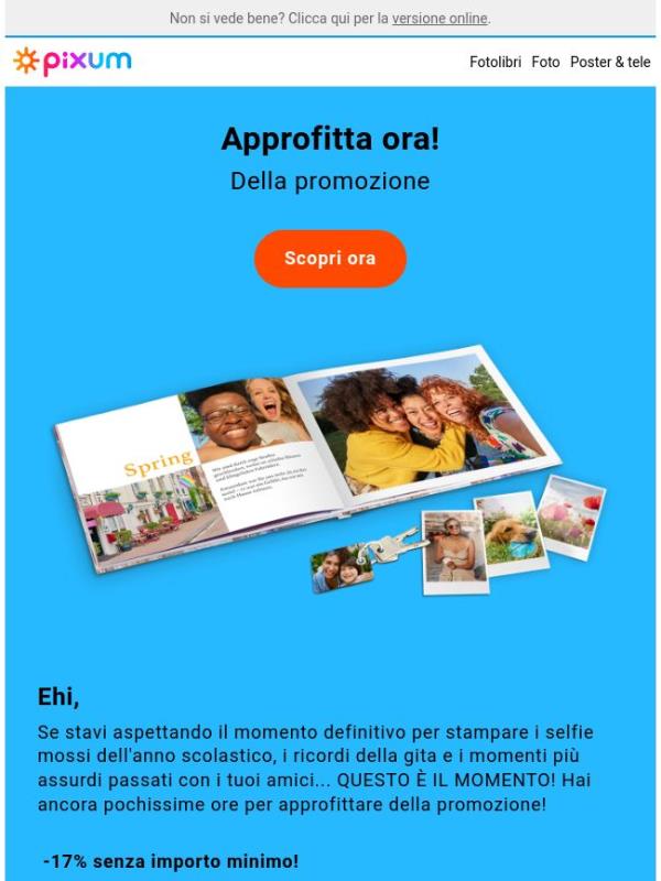 ⏳ La promo speciale sta per finire! 🎒