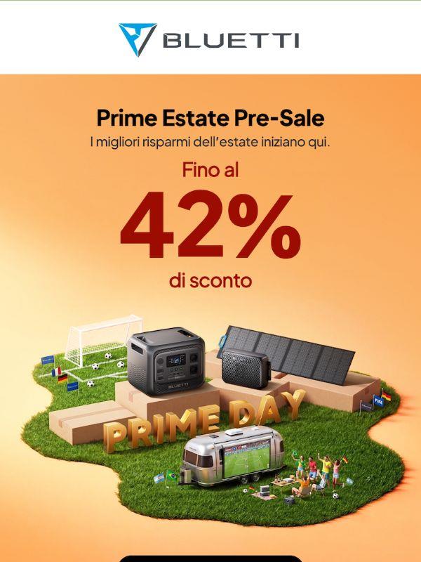 Fino al 42% di sconto | BLUETTI Prime Summer inizia in anticipo