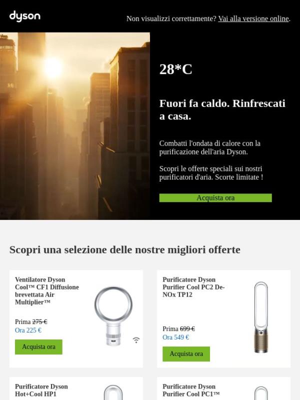 Fuori fa caldo. Rinfrescati a casa. 🧊