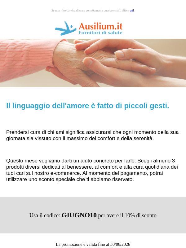 3 prodotti a scelta, 10% di sconto per te
